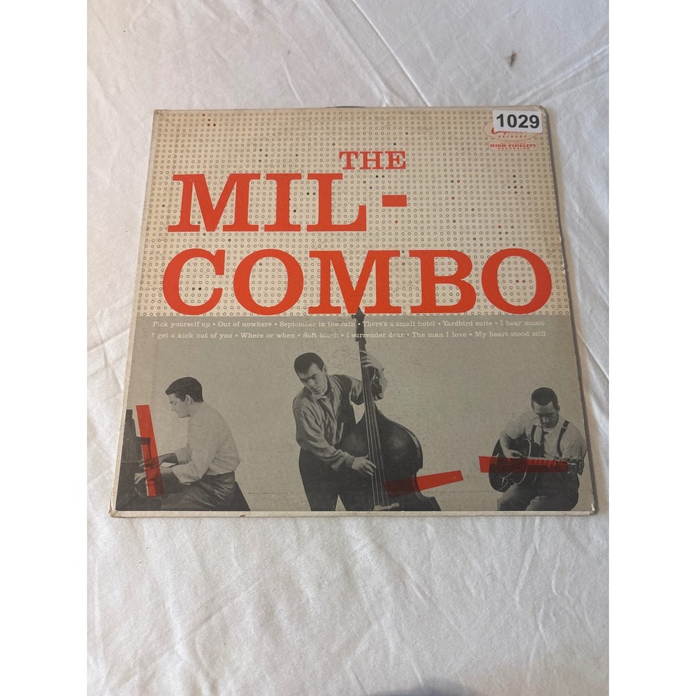 Capitol Records The Mil-Combo Vinyl LP Unisex 12in Black Fair Jazz T-579 Mono